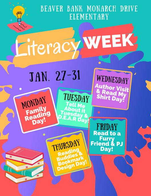 Literacy Week- Jan. 27-31